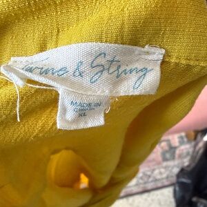 Yellow Top by Twine & String